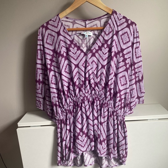 Grace and Lace Kimono peplum top - Picture 6 of 8